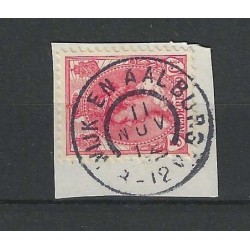 Netherlands 60  "WIJK AND AALBURG 1912" large round cancel  VFU/used  CV 8 €
