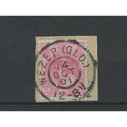 Netherlands 60  "WEZEP 1901" large round cancel  VFU/used  CV 10 €