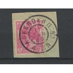Netherlands 60  "AFFERDEN (L:B:) 1900" large round cancel  VFU/used  CV 40 €
